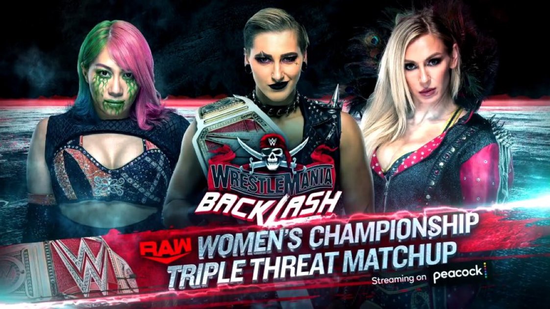 IndeedWWE's tweet photo. Who will walk out of #WMBacklash  as #WWERaw Women's Champion?

[@CrownStillHigh] https://t.co/kjjlHkZoZZ