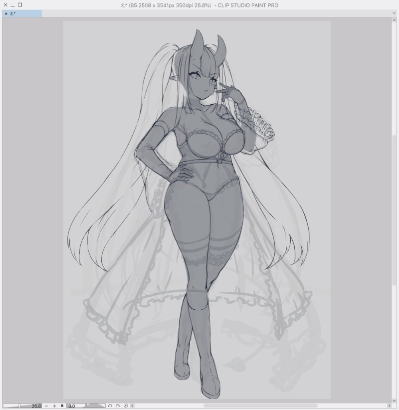 長時間ありがとうございました
またちまちま描いていきます
ライブでここまで進みました #今日のライブ進捗 https://t.co/mERsh3zOGJ 