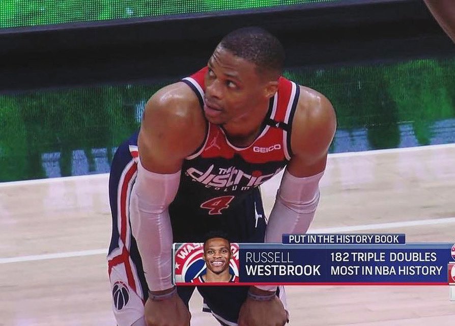 balldontstop's tweet image. Russell Westbrook just did something we never thought would happened and he made it all look easy. Much respect to the legend! 👏🏽 He has own unique legacy. #Beastbrook