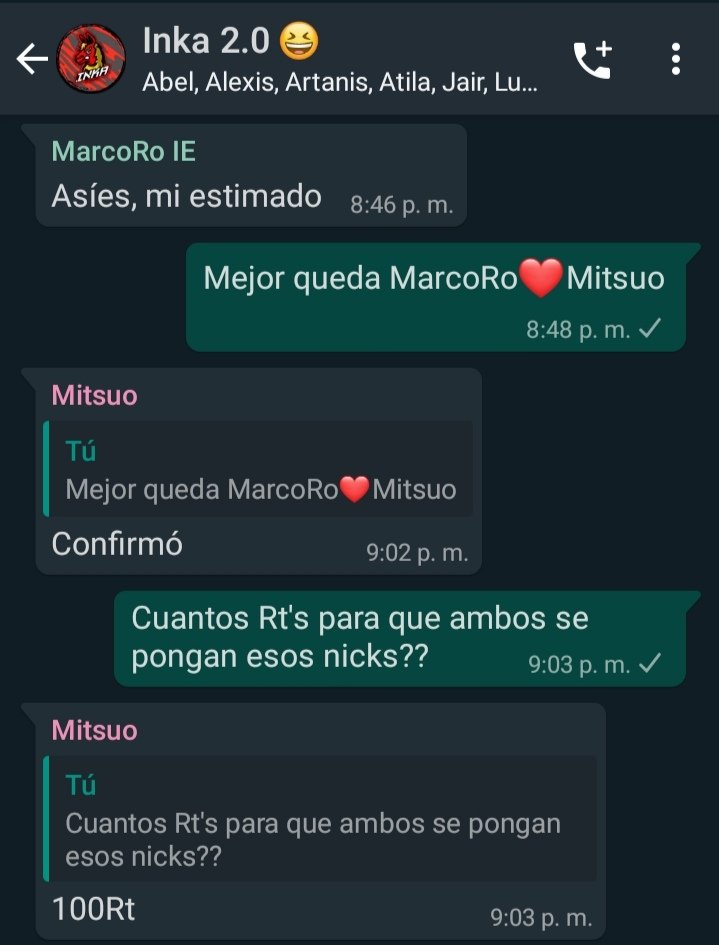 Gente necesito su apoyo🥺 es por una buena causa. Hoy por mi, mañana por ti🤭 <a href="/MarcoRo_/">Marco Rojas Castro</a> <a href="/Nakavald28/">Mitsuo 🥳</a>