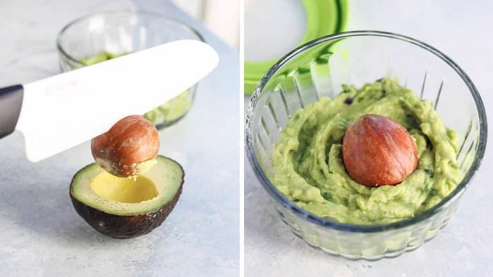 知ってて損はない豆知識！マッシュしたアボカドにアボカドの種をいれると変色を防げる！