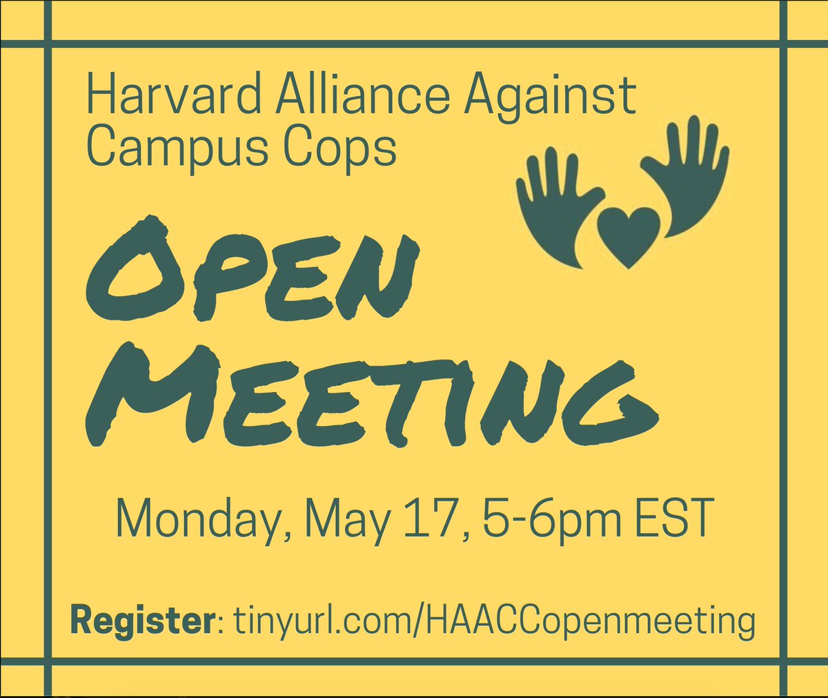 Harvard Alliance Against Campus Cops tweet media