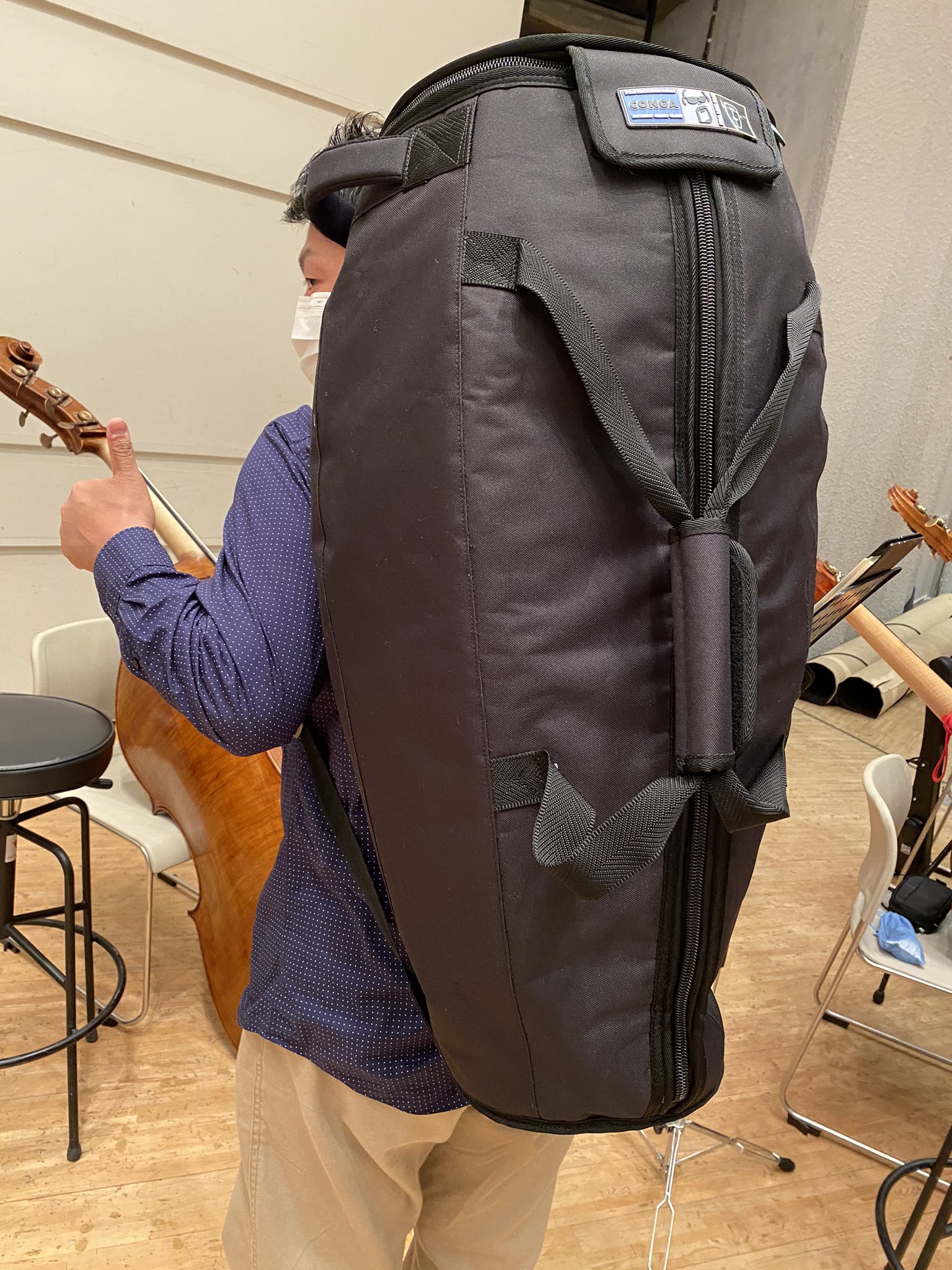 チューバ用 ミュート ・ソフトケース付属◆ ほぼ新品.即決！ チューバソフトケース DACオリジナル TU-BAG（チューバッグ