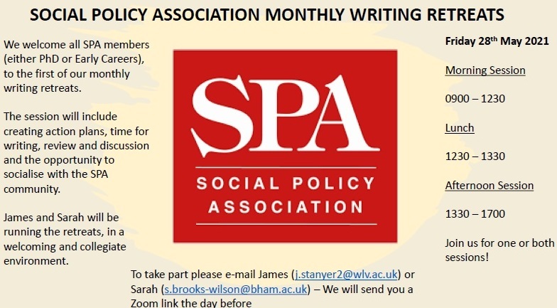 ✍️Our ECR survey last year showed lots of interest in organised virtual writing retreats... so @JamesStanyer6 &amp; <a href="/sbrookswilson/">S Brooks-Wilson</a> have planned one. ECR and PhD members are invited to join us for one or two friendly sessions on Friday 28th May.