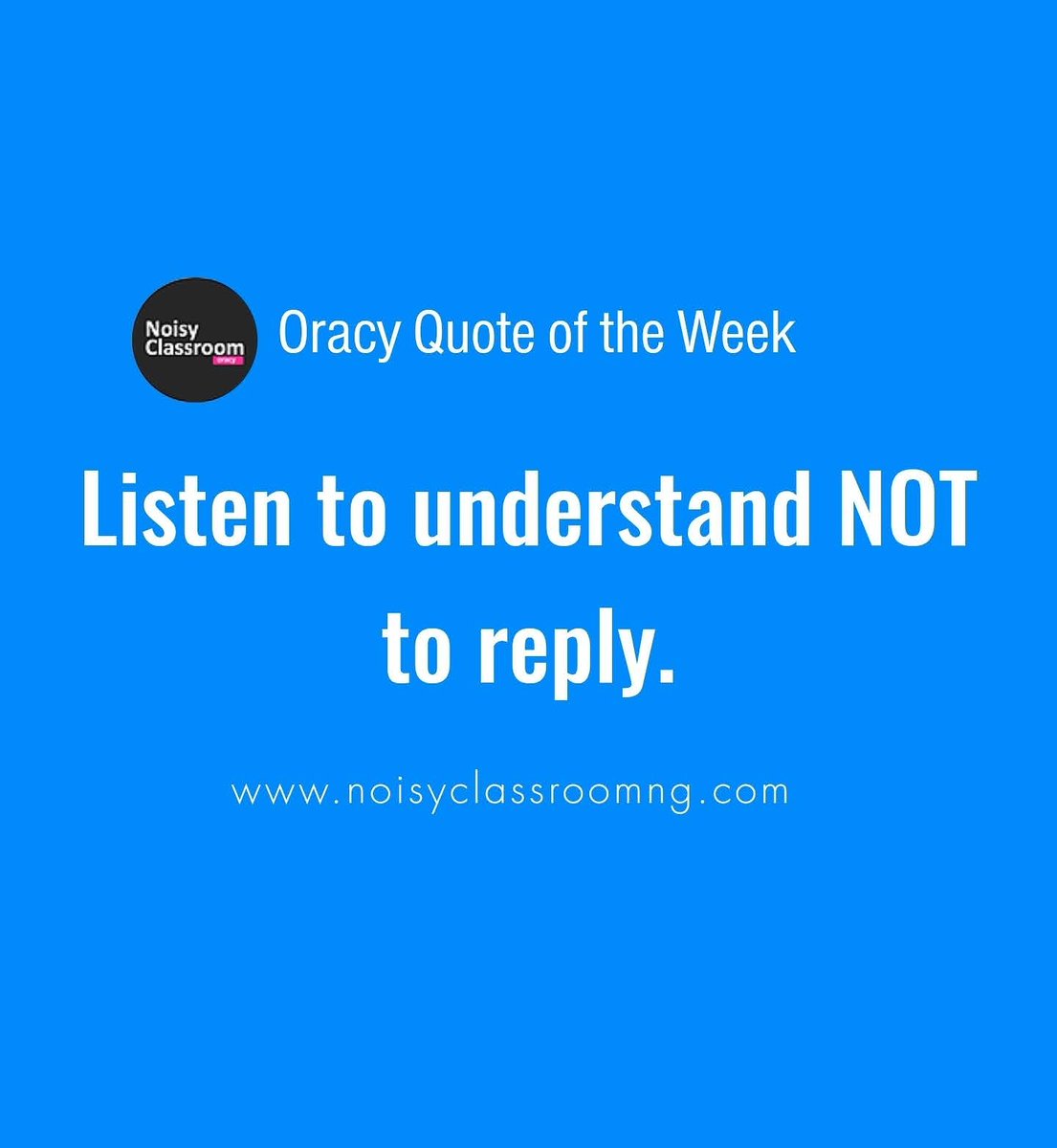 The first duty of love is to listen.
—PAUL TILLICH

#oracy
