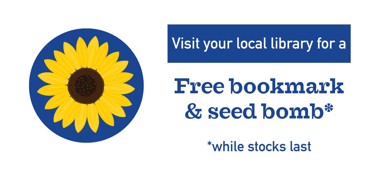 HertsLibraries's tweet photo. Want to encourage your child into reading? Want to help wildlife?
YES, then visit the library from 13th May and your child will receive a FREE ‘Growing into Reading’ bookmark and a FREE wildflower seed bomb
#GrowingIntoReading #LoveHertsLibrary #WildflowerSeedBomb #savethebees https://t.co/h872Pfm5vJ