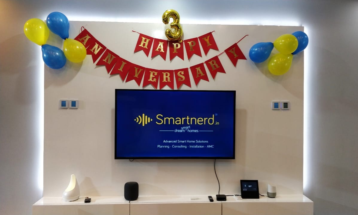smartnerdindia's tweet photo. Tough times don't last, tough teams do.  https://t.co/5mX41HKBYF celebrating it's 3rd anniversary @ Sharath City Capital Mall.

#smarthome #homeautomation #smartcities #smartnerdteam #sharathcitycapitalmall #smarthomehyderabad https://t.co/QonTjOfBDv