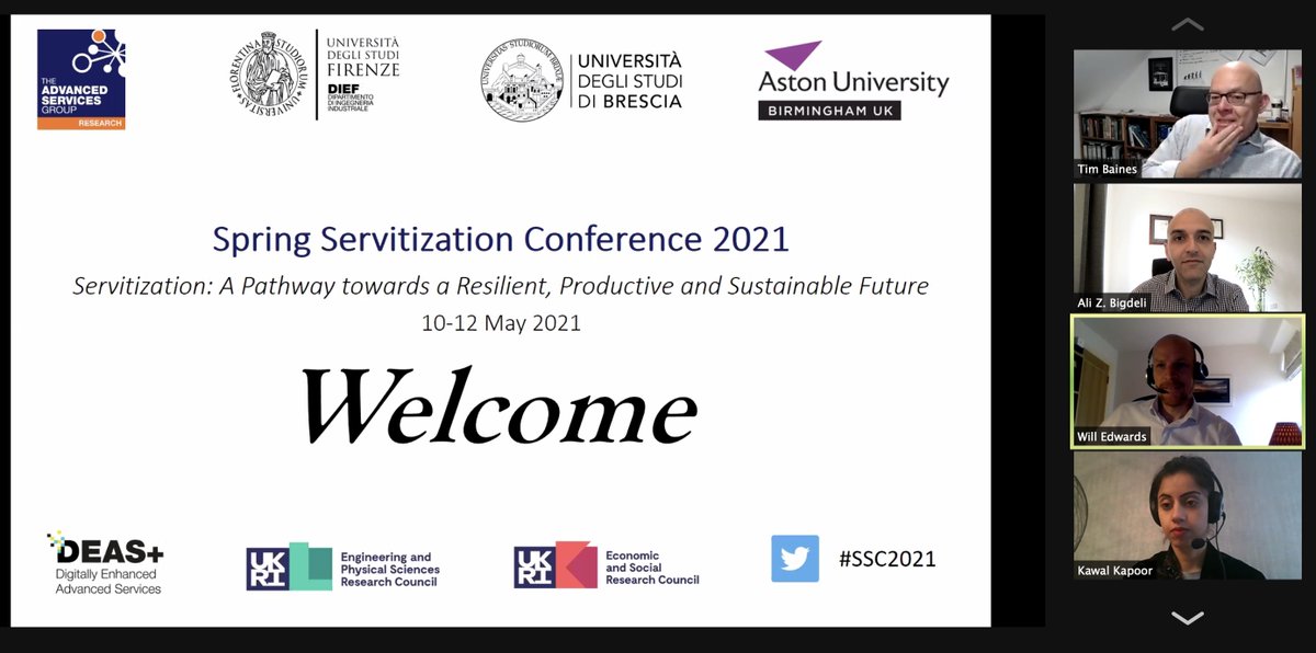 Day 2 of Spring #Servitization Conference is well underway with a keynote from Will Edward, Director of Channels at @DominoPrint_UK. #SSC2021