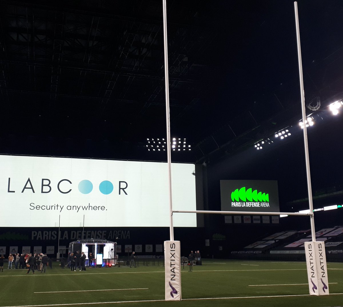 arnaudmercier's tweet photo. En réunion à l'Arena La Défense pour la présentation de Labcoor https://t.co/zrAgaSUEmh