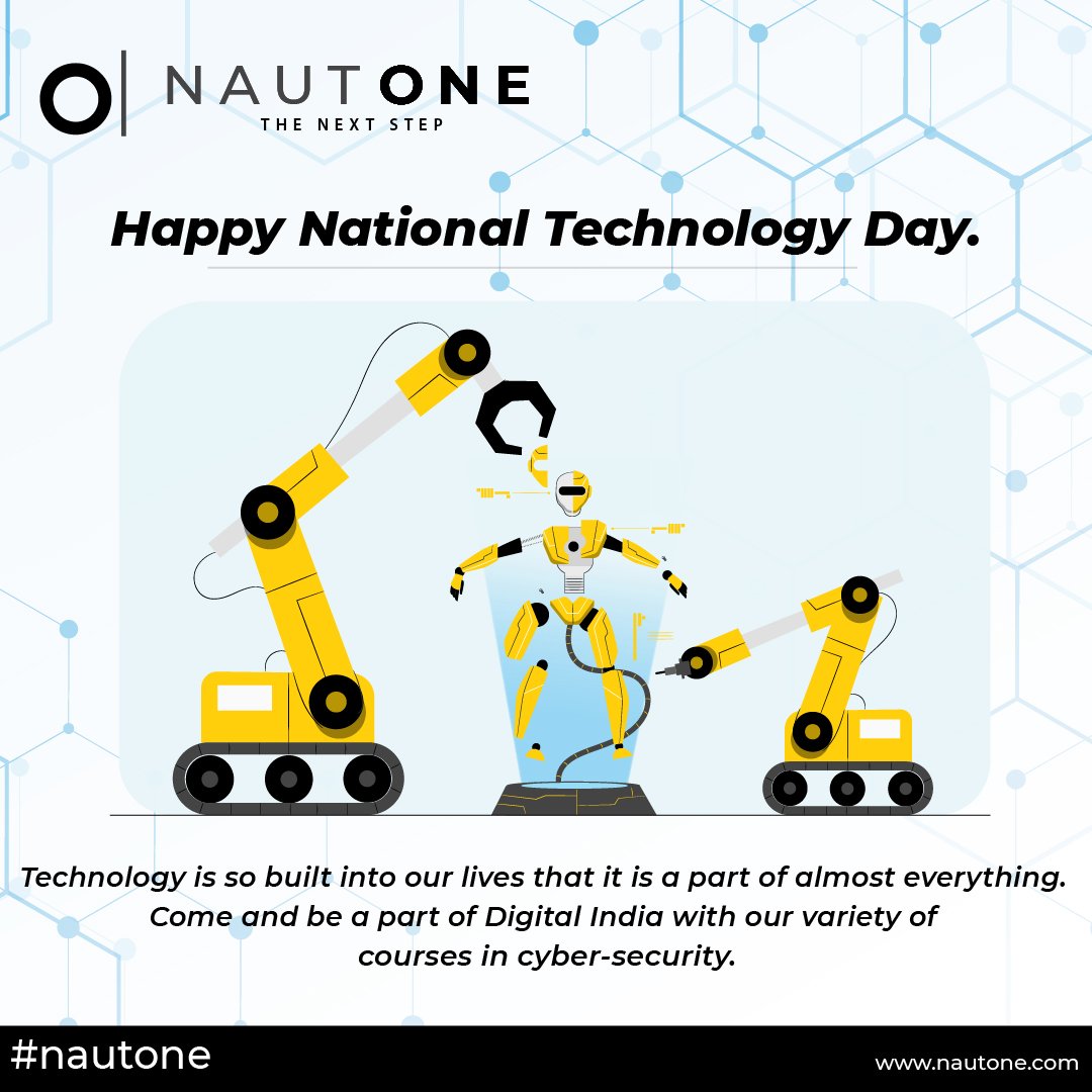 Nautonetweets's tweet photo. Happy National Technology Day!

#nautone #nationaltechnologyday #ecommerce #edtech #realestate #Fintech #nautoneacademy #thenextstep #revenue #letstalk #letsbuild https://t.co/9AwZXsrn4Q