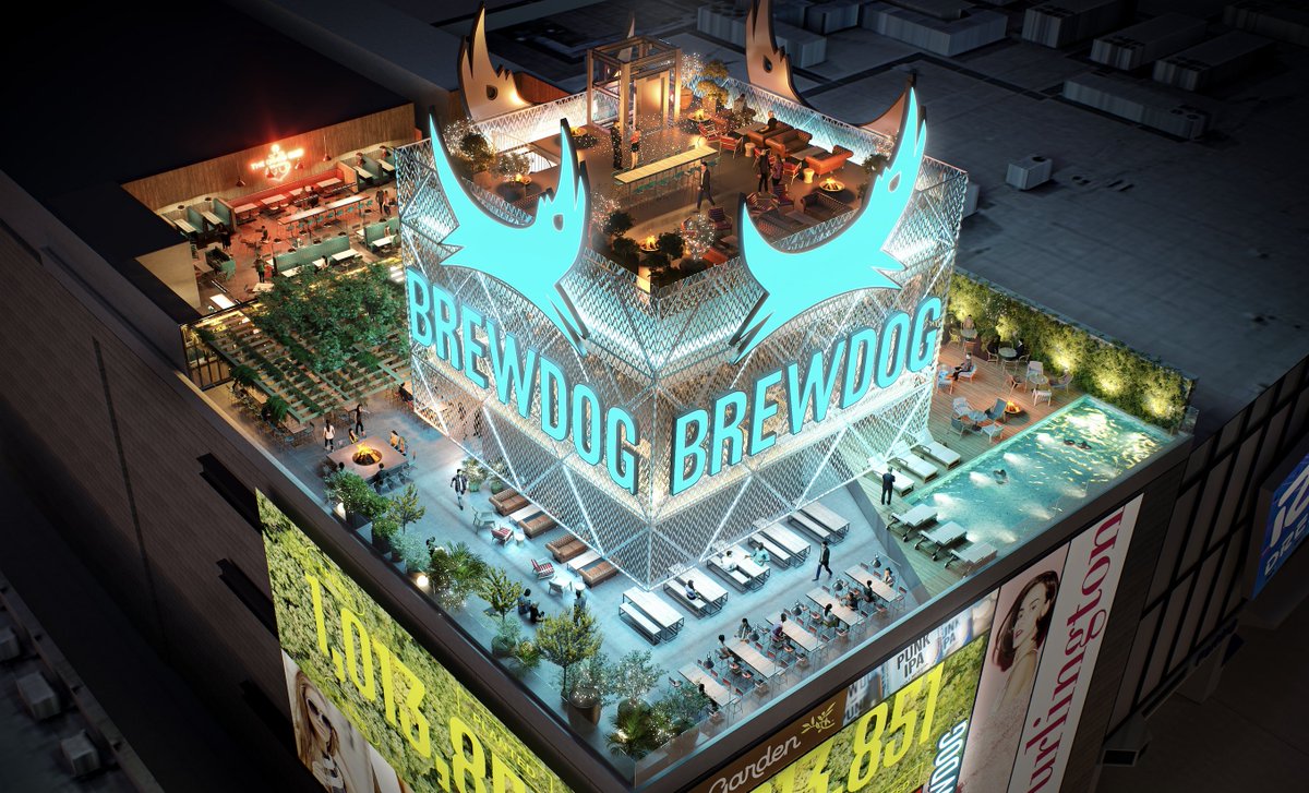 JamesBWatt's tweet photo. Still can't believe we are opening this amazing site in Las Vegas. I am working on the plans today. 

It feels a long way away from the tiny derelict shed on a godforsaken industrial estate in north east Scotland where we started @BrewDog with 2 humans and 1 dog in 2007. https://t.co/dtvshkw2Mj
