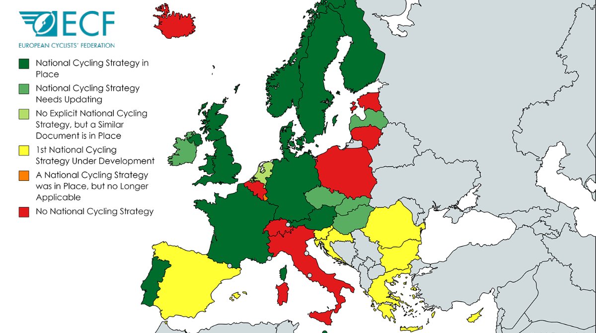 EuCyclistsFed's tweet photo. "It takes time to change mobility behaviour; it's a long-term commitment and it requires long-term government support" - @FabianKusterECF speaking at this morning's #THEPEPVienna2021 side event on national #cycling strategies

Find out if your country has a NCS in place below 👇 https://t.co/OIdZ7uXemw