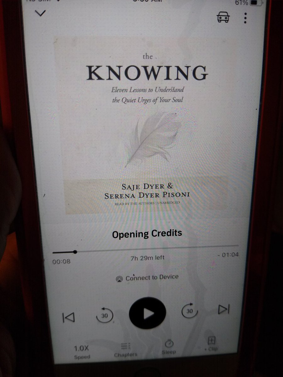 omewan's tweet photo. Ending the day with a treat, for the soul! It's the new book from Saje Dyer &amp; @serenadyer , The Knowing. I am excited to see them follow a path of sharing, like their father, #WayneDyer, while adding their own unique experiences &amp; insights! ♥️
Thanks @soundstrue
and @audible_com https://t.co/8Ueb8KpytQ