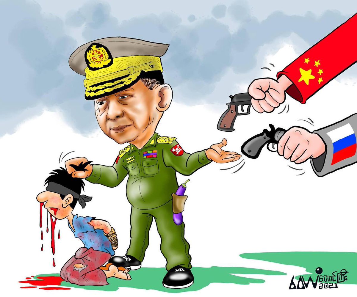 AlexMyanmar13's tweet photo. “A picture is worth a thousand words”
What’s more to be said when this pic speaks everything? Staining your hands with the blood of all the innocent people in these 100 days, how selfish are you gonna be?
@ASEAN @UN 
#WhatsHappeningInMyanmar
#May11Coup 
#SaveMyammar https://t.co/qDUZ8s7rX2