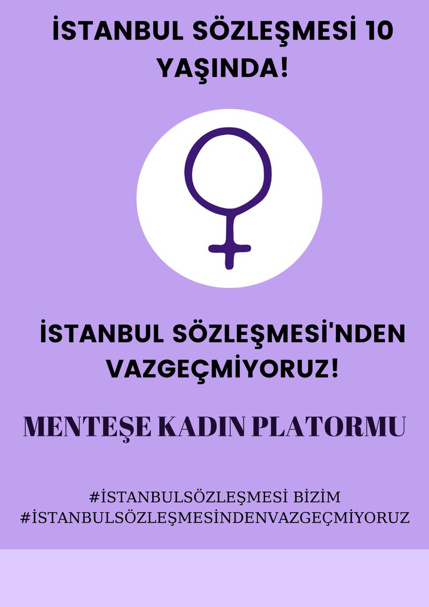 platformmentese's tweet photo. İstanbul Sözleşmesi’nden, yaşamlarımızdan, haklarımızdan, dayanışmamızdan ve örgütlü mücadelemizden asla #Vazgeçmiyoruz #İstanbulSözleşmesi10Yaşında @esitiz @ekmekvegul @nafakahikayesi @kadinkoalisyonu https://t.co/MOkLoHBGiO
