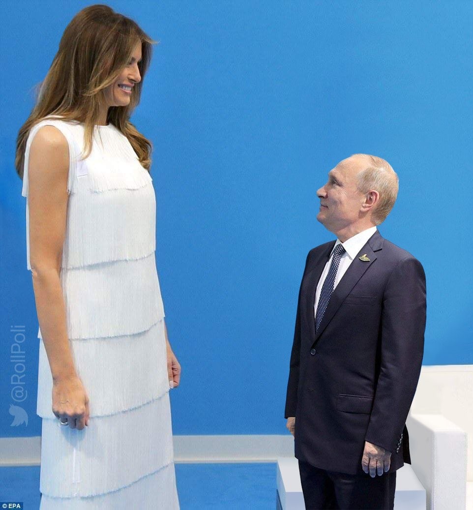 Мелания Трамп и Путин