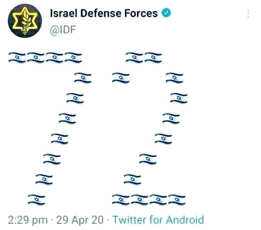 Troll twitter defense israel forces malaysian