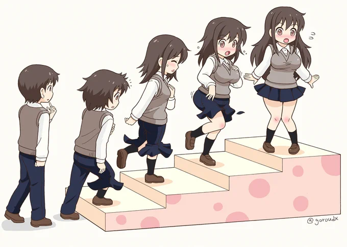 完全に女の子になるちょい手前あたりが 実は一番よいのですよ。