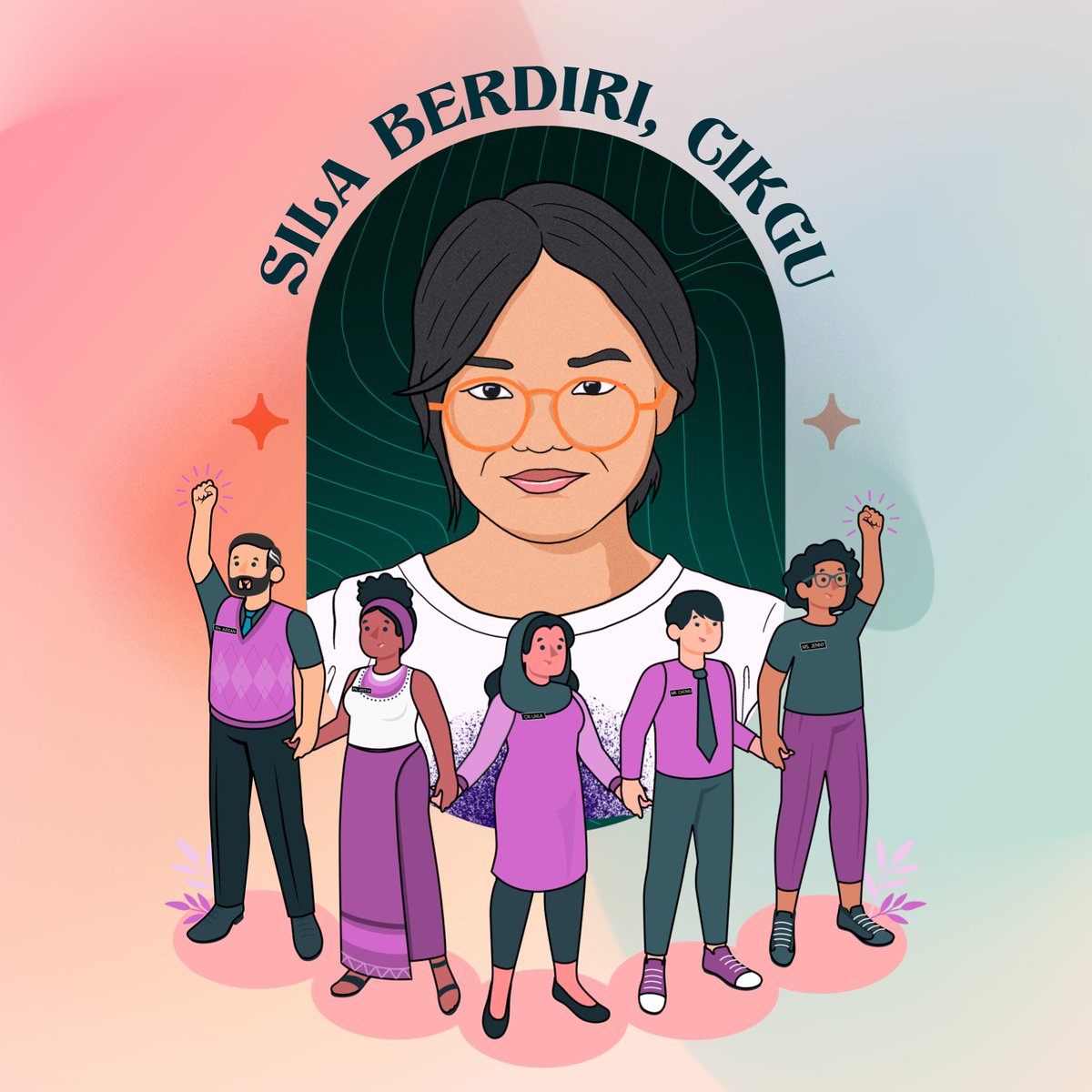 yourmakerasia's tweet photo. We want to hear from teachers who will stand with Ain.

Who will bravely show their faces alongside hers. 

Who will have their voices heard alongside hers. 

If you know a teacher, or are a teacher, who will back Ain and her cause, #MakeSchoolASaferPlace, PM us.

 @ant33ater https://t.co/A8b6fWc9My