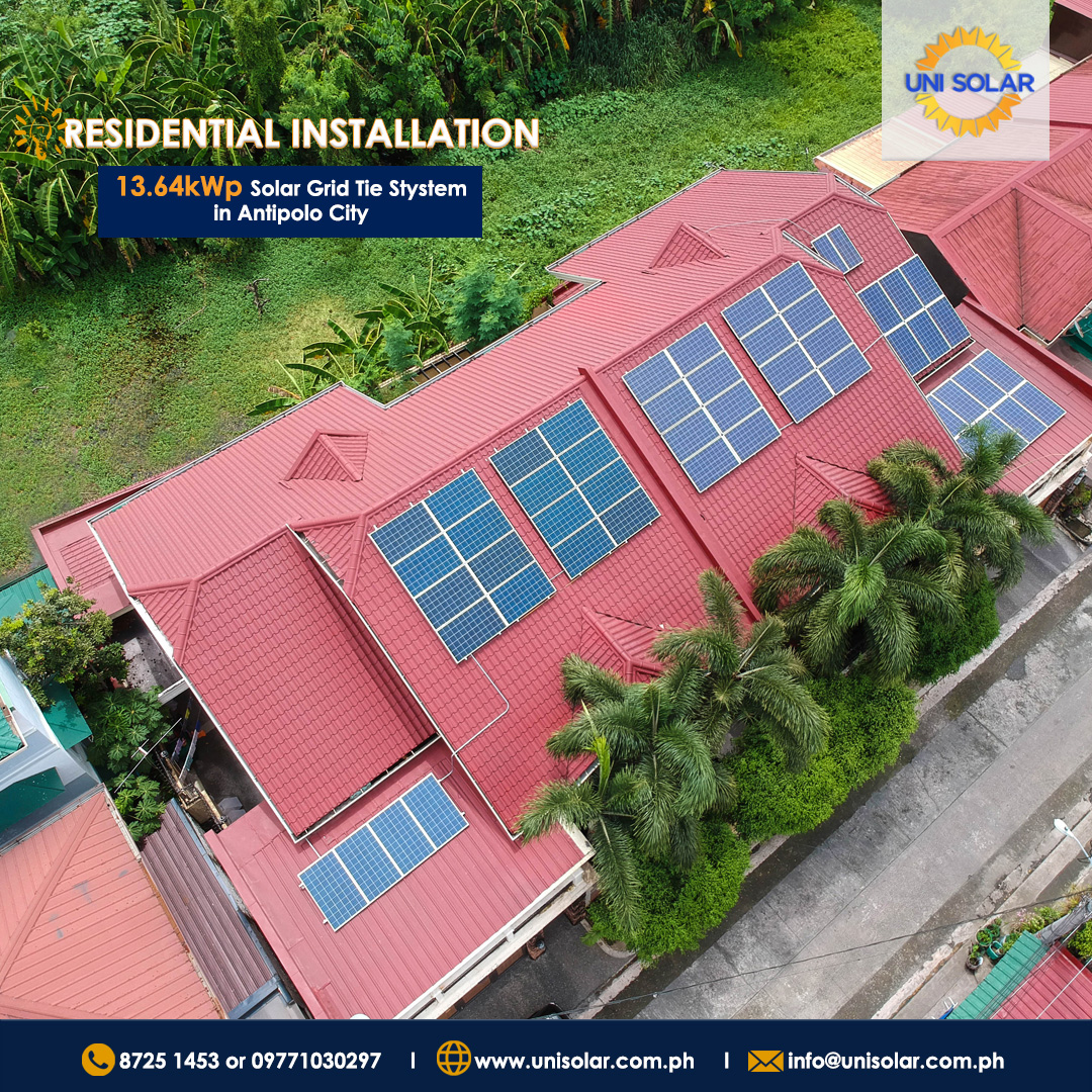 LOOK: ☀️13.64 kWp Solar Grid Tie Systemlocated in Antipolo City
📩info@unisolar.com.ph
#solar #solargridtiesystem #solarenergy #RenewableEnergy
#save #protecttheenvironment #solarpower #solarpanel #clean #green #renewable #unisolarinc #GoSolarNow #solarsystem #solarpowerenergy