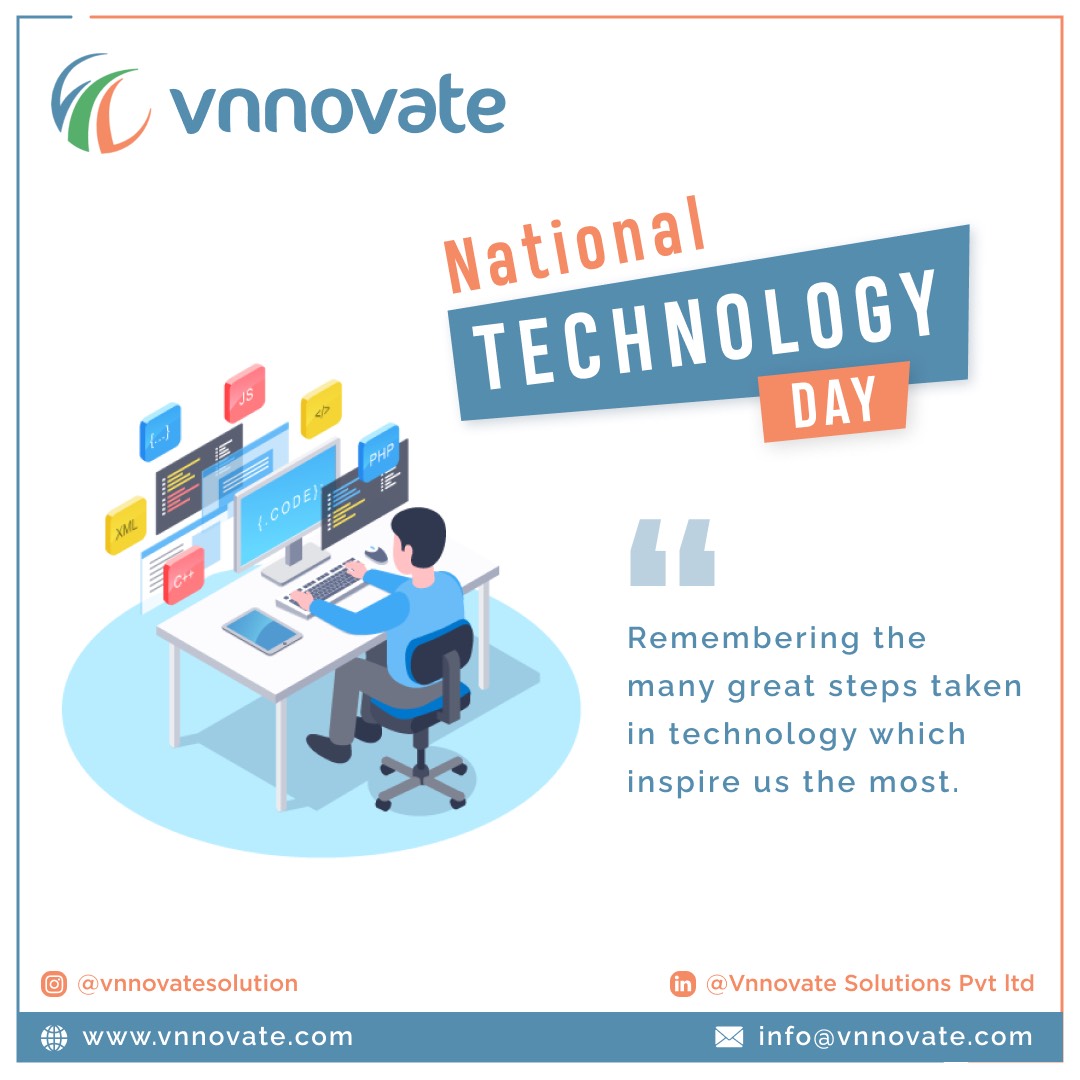 Vnnovate Solutions on Twitter "On National Technology Day, we salute