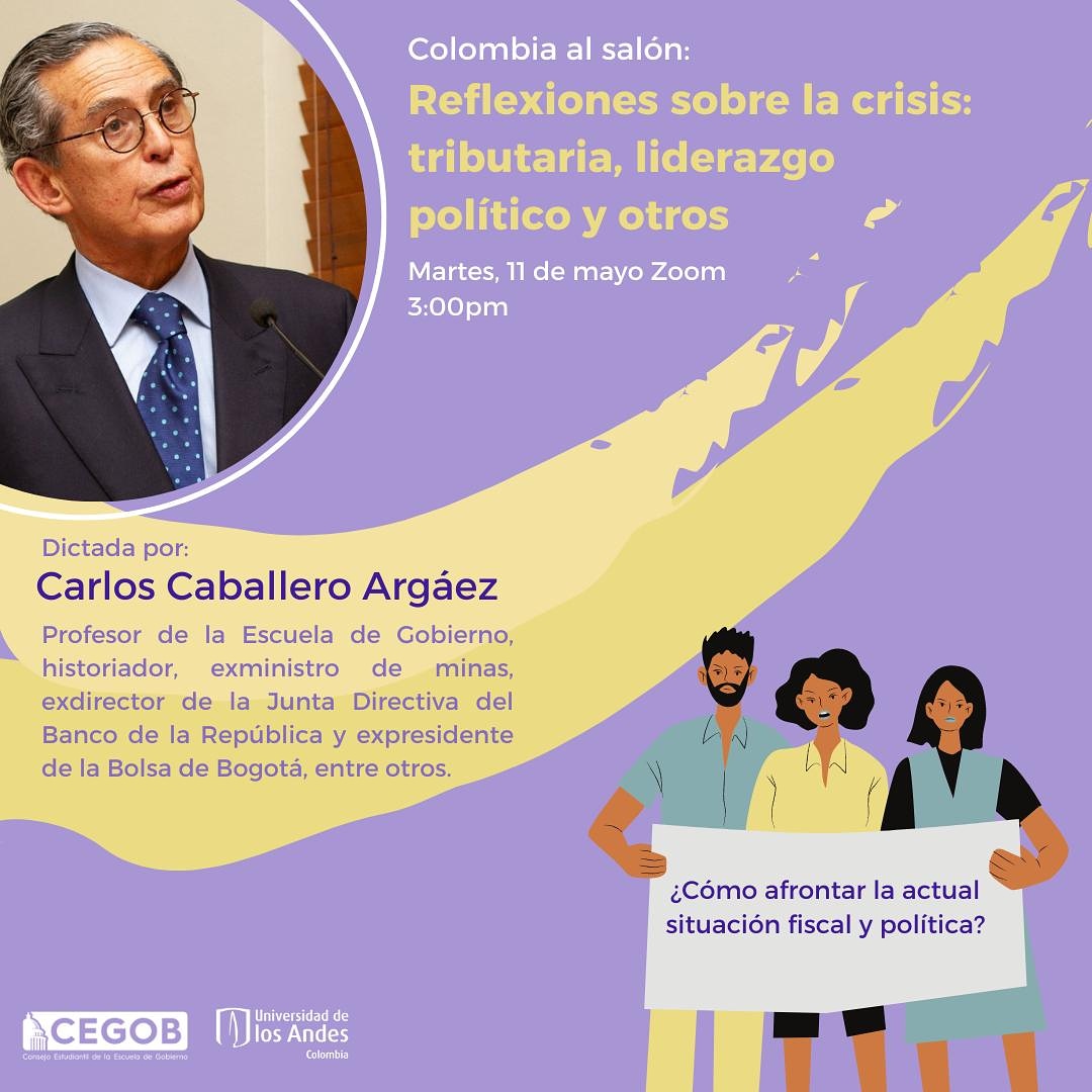CEGOBuniandes's tweet photo. La clase de mañana es con Carlos Caballero! Todxs están súper invitadxs. https://t.co/3HT8ghAQfy