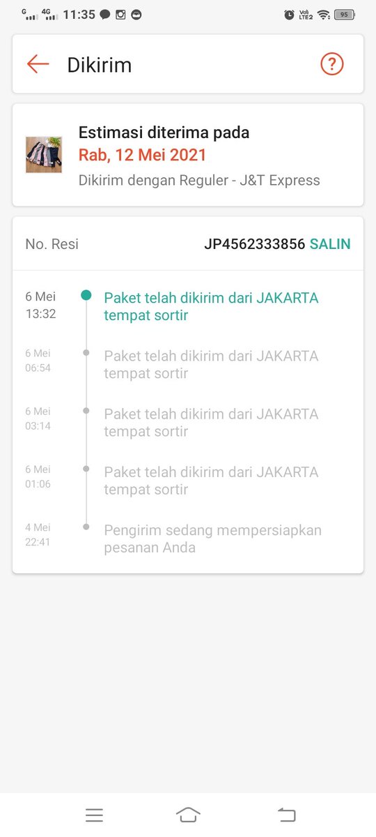 Ma_Cules's tweet photo. @jntexpressid Tolong di cek, dari dr tgl 6 tanpa kejelasan https://t.co/oyTA3xXipH