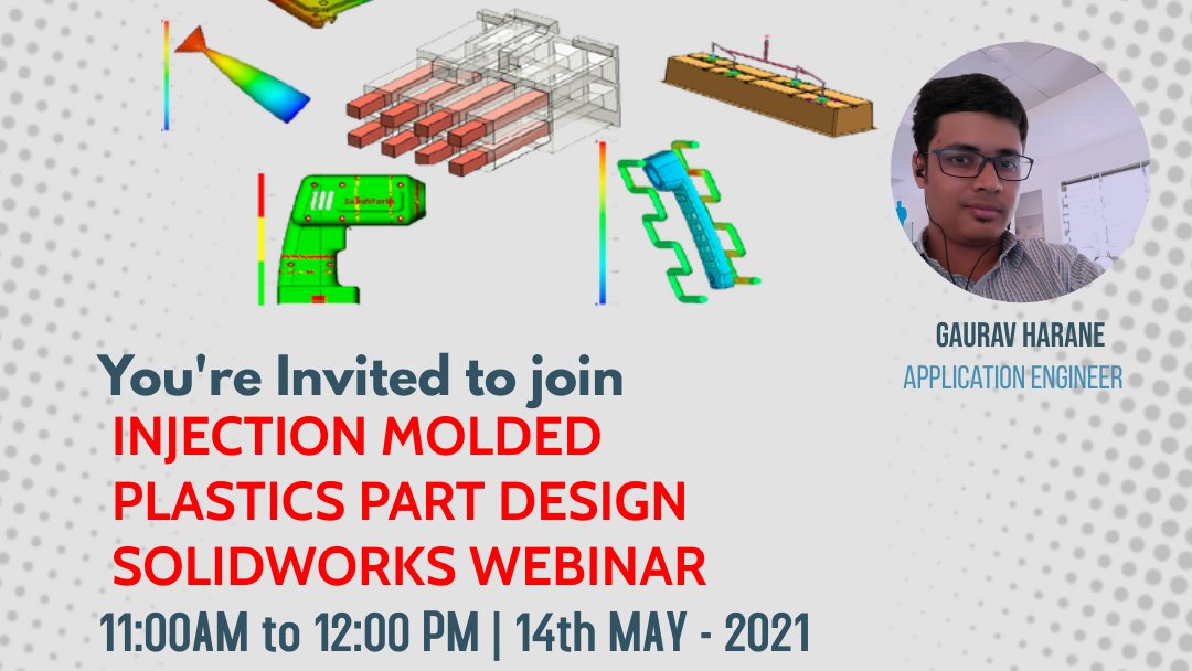 engg_technique's tweet image. Join us for Webinar “Best Practices of Injection Molded Plastics Part Design” on 14th May 2021 at 11.00 AM. 
Register Now: bit.ly/14thMay-SW-Pla…
#SOLIDWORKSPlastics #InjectionMolding #Simulation #CAD #SOLIDWORKS #Design #Manufacturing #SOLIDWORKS2021 #EngineeringTechnique
