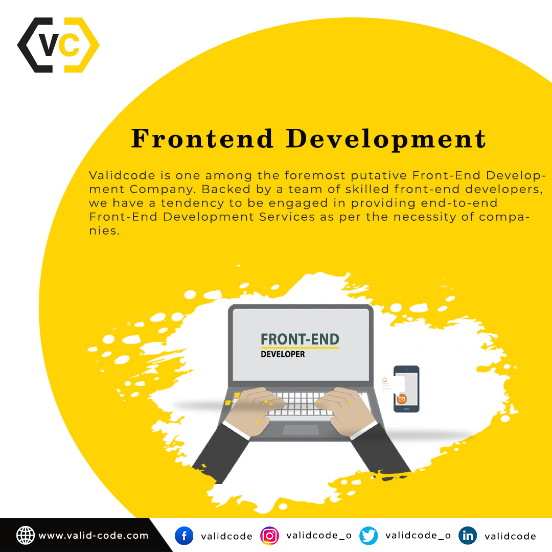 validcode_o's tweet photo. Frontend Development

#validcode #webDevelopment #ValidCodeDevelopment
#WordPress #BlogWebsite #WordPressWebsite #Magento #PHP #androidapp #iosapp #seo #FrontendDevelopment https://t.co/n3Ylesjpwl