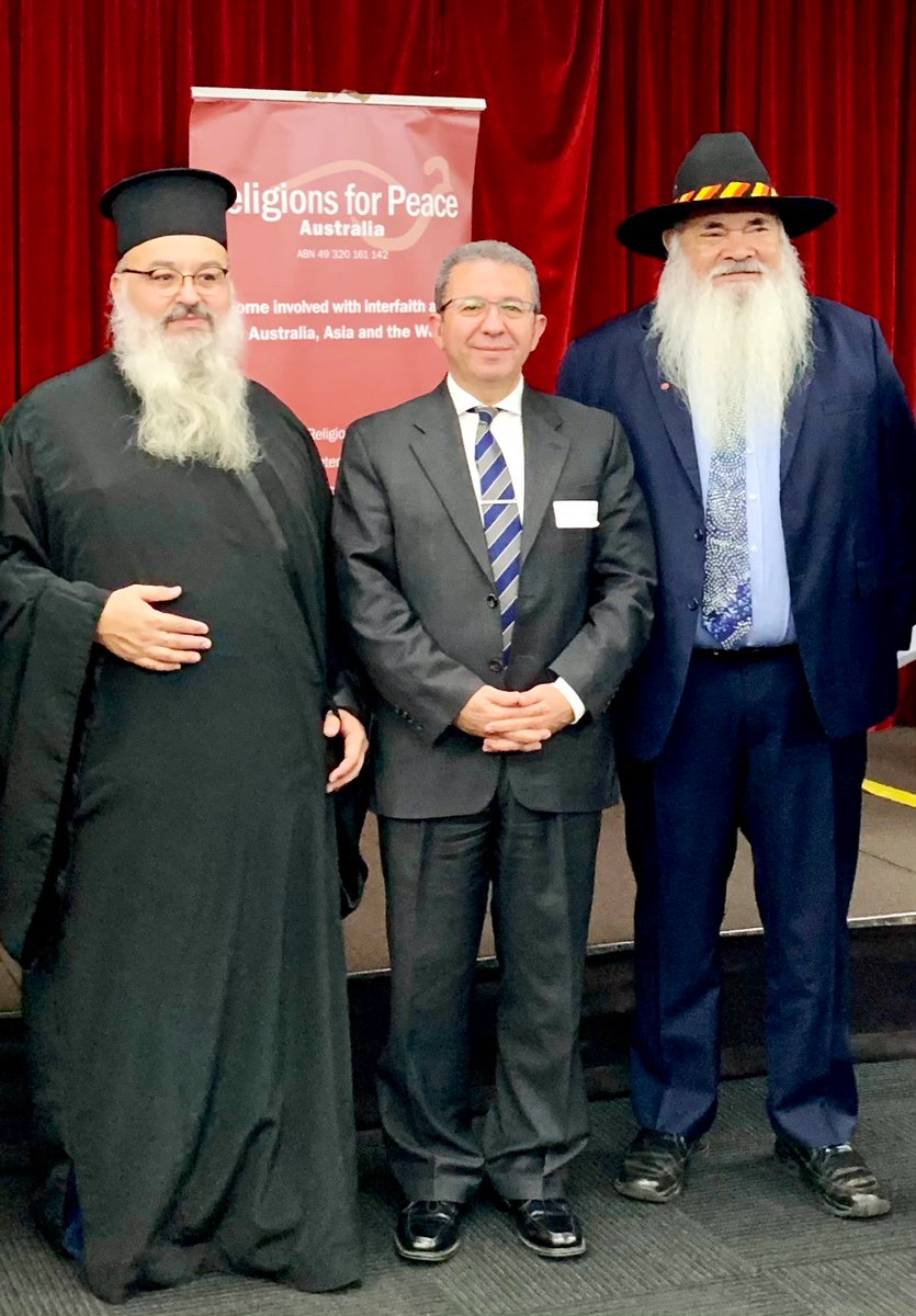 moroccoinaussie's tweet photo. Ambassador #Karim_Medrek was glad to attend the lecture delivered by Senator #Patrick_Dodson on #Reconciliation & #multifaith: #Aboriginal worldviews organised by the Parliamentary Friends of #Multiculturalism, in partnership with #Religions for Peace & Canberra Interfaith Forum. https://t.co/ISd3hPCHRo