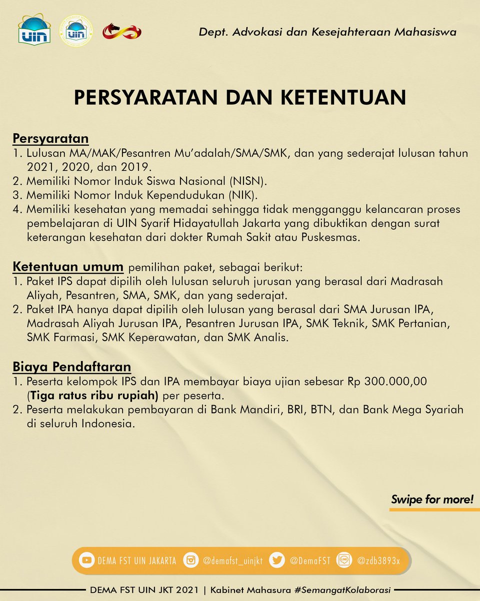 DEMA FST UIN JAKARTA tweet media