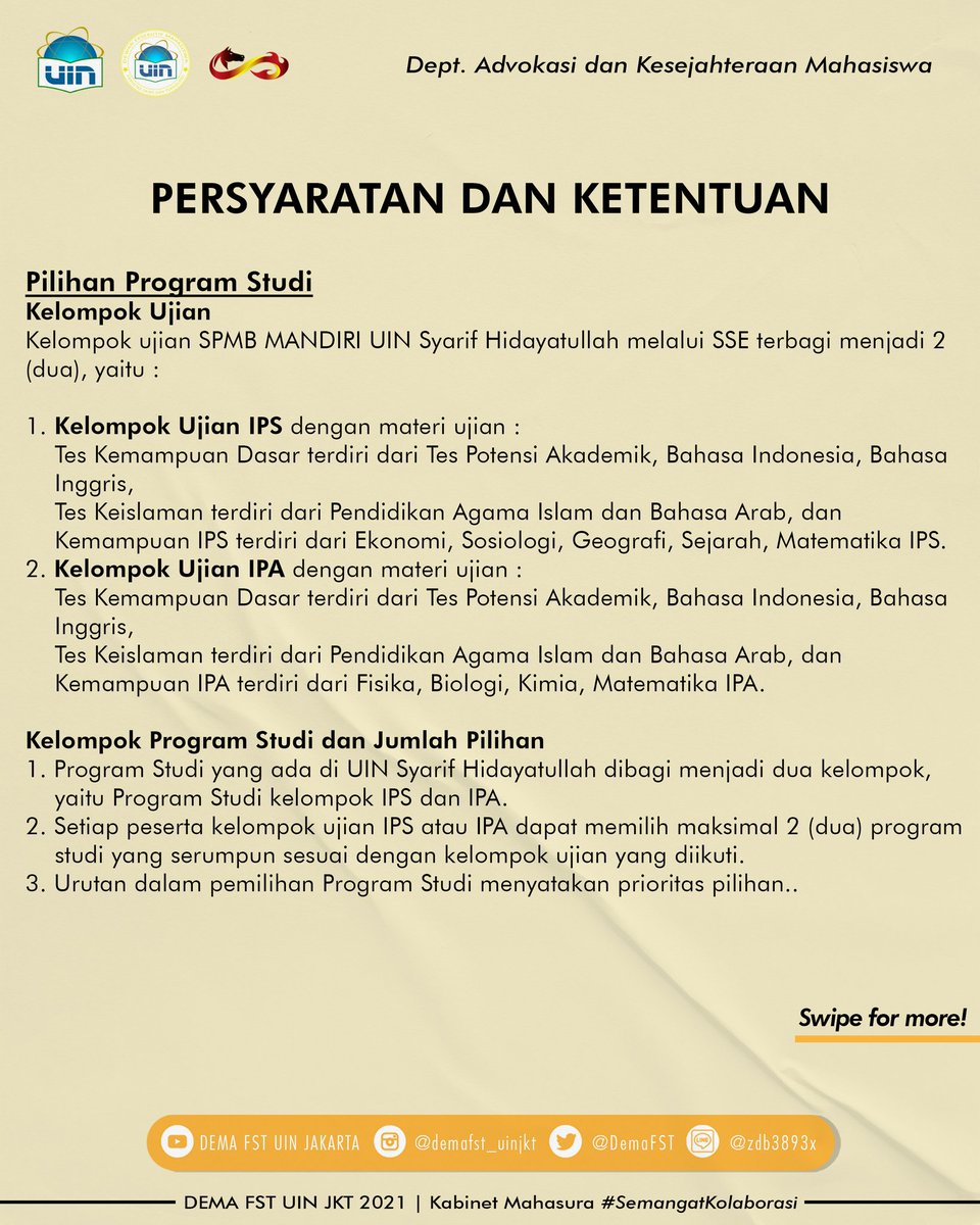 DEMA FST UIN JAKARTA tweet media