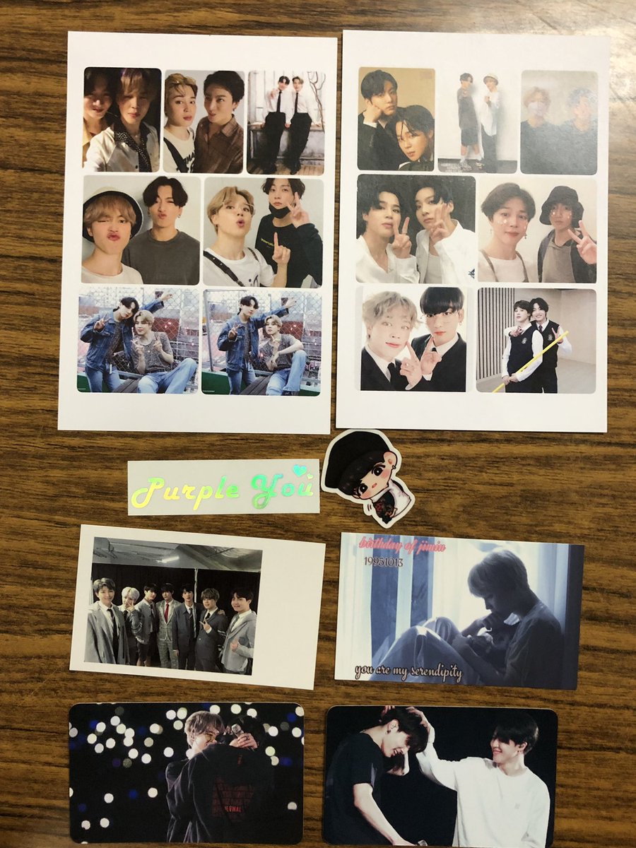 steshine1112's tweet photo. 收到了 @wumiakas2 的 #KMEVENT 了!!馬上來認證💜
這次第二次幸運的抽到了滿滿的國旻能量🥺
而且最下面兩張小卡剛好就是我這次有入手的國旻相框圖!!完全就是命運啊啊啊 (油膩情侶就是不放過我🤪
再次謝謝wumi每次都舉辦這麼用心的活動🐰🐥我會好好愛惜供奉他們的🥴 https://t.co/PO9PCa9y23