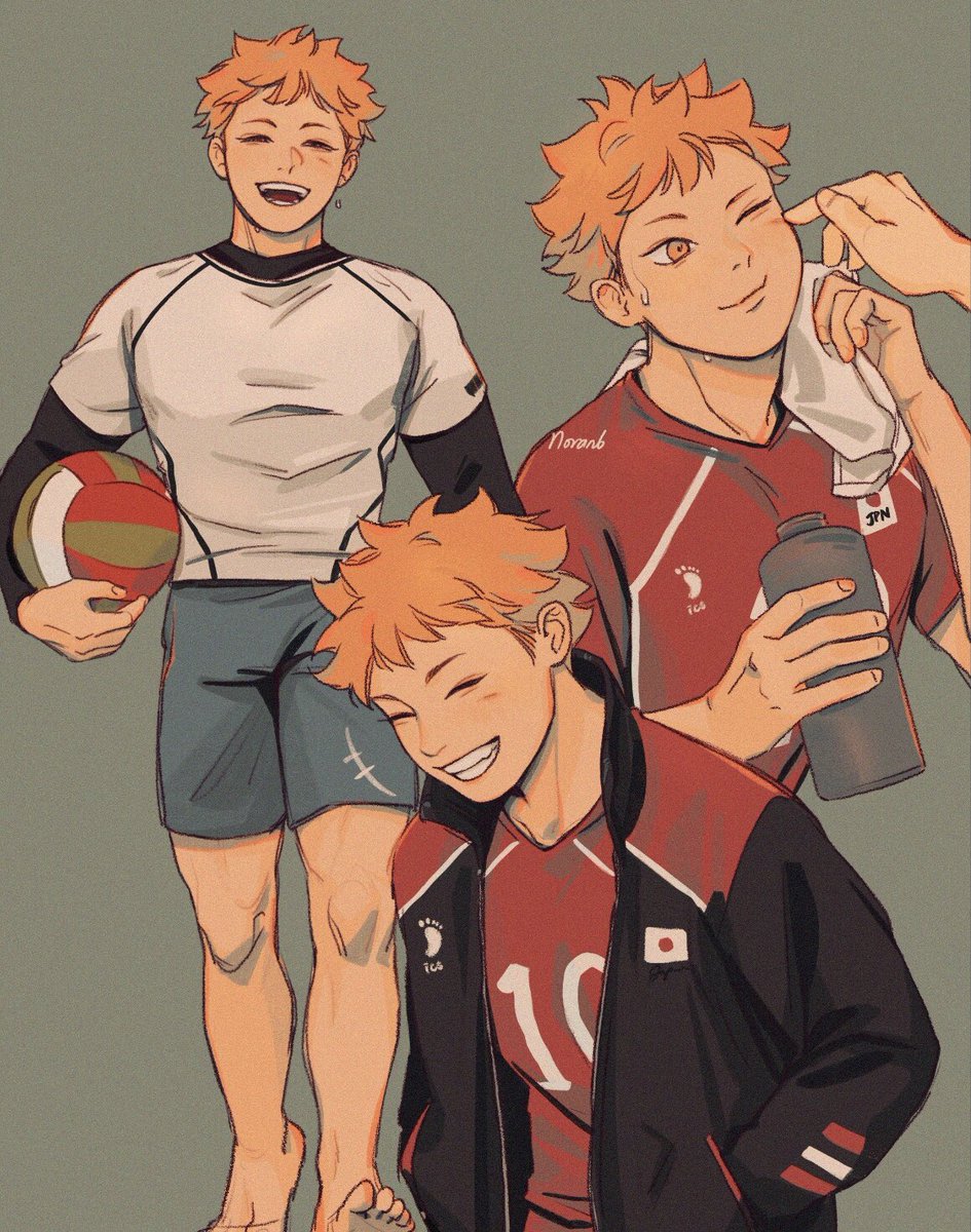 hinata with a dimple just because