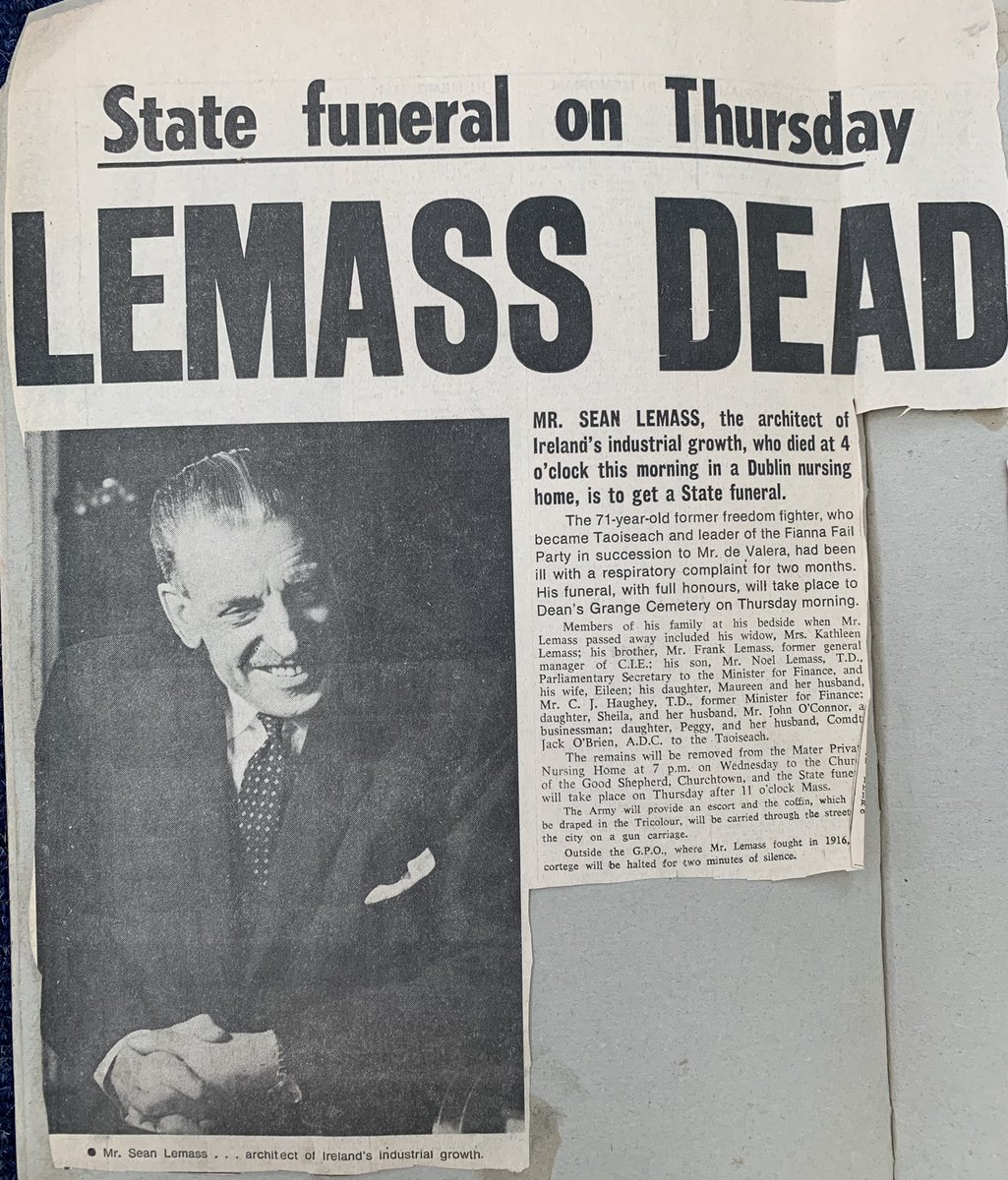 sean_haughey's tweet photo. Reflecting on the legacy of Seán Lemass.This quote says it all:
“I acted on the principle that the only way to avert mistakes was to do nothing. As I did not intend to do nothing,I discounted the mistakes in advance” #OnThisDay @fiannafailparty  #SeánLemass50 https://t.co/A6MtWRwEsU
