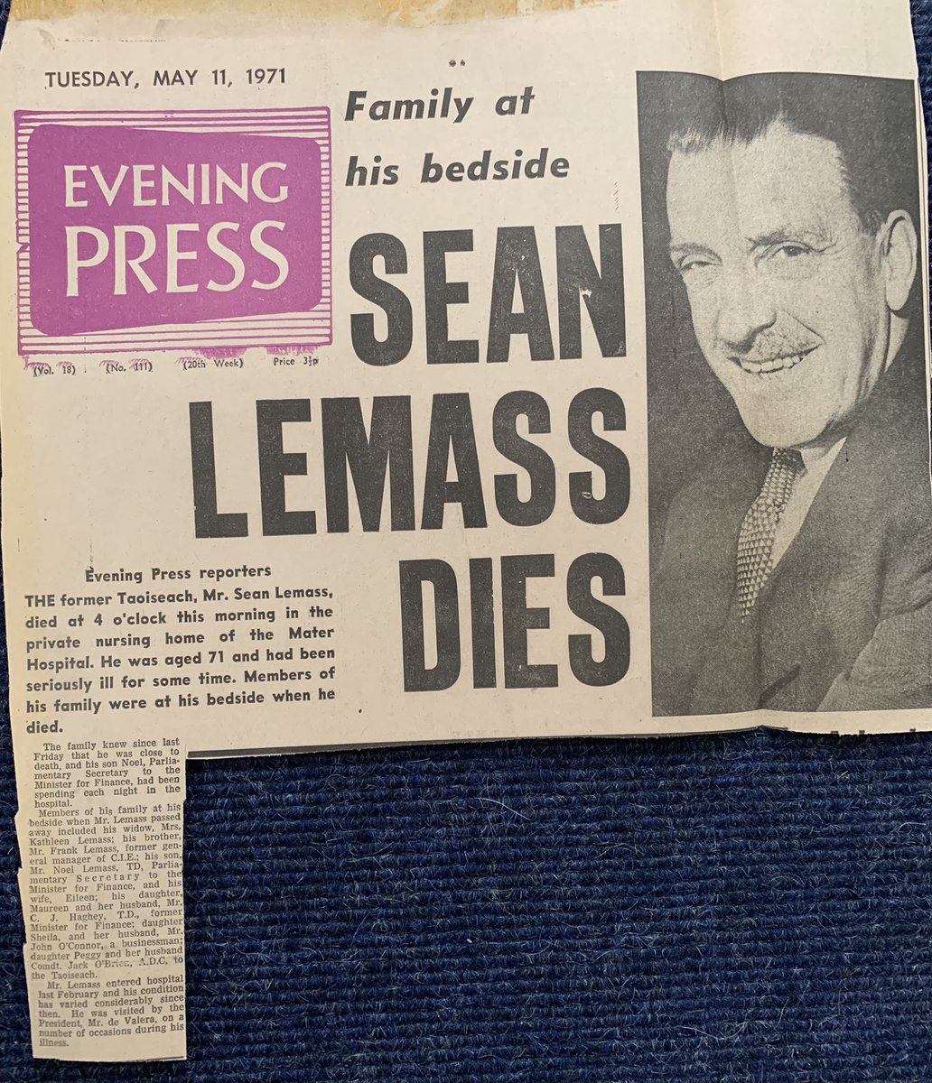sean_haughey's tweet photo. Reflecting on the legacy of Seán Lemass.This quote says it all:
“I acted on the principle that the only way to avert mistakes was to do nothing. As I did not intend to do nothing,I discounted the mistakes in advance” #OnThisDay @fiannafailparty  #SeánLemass50 https://t.co/A6MtWRwEsU