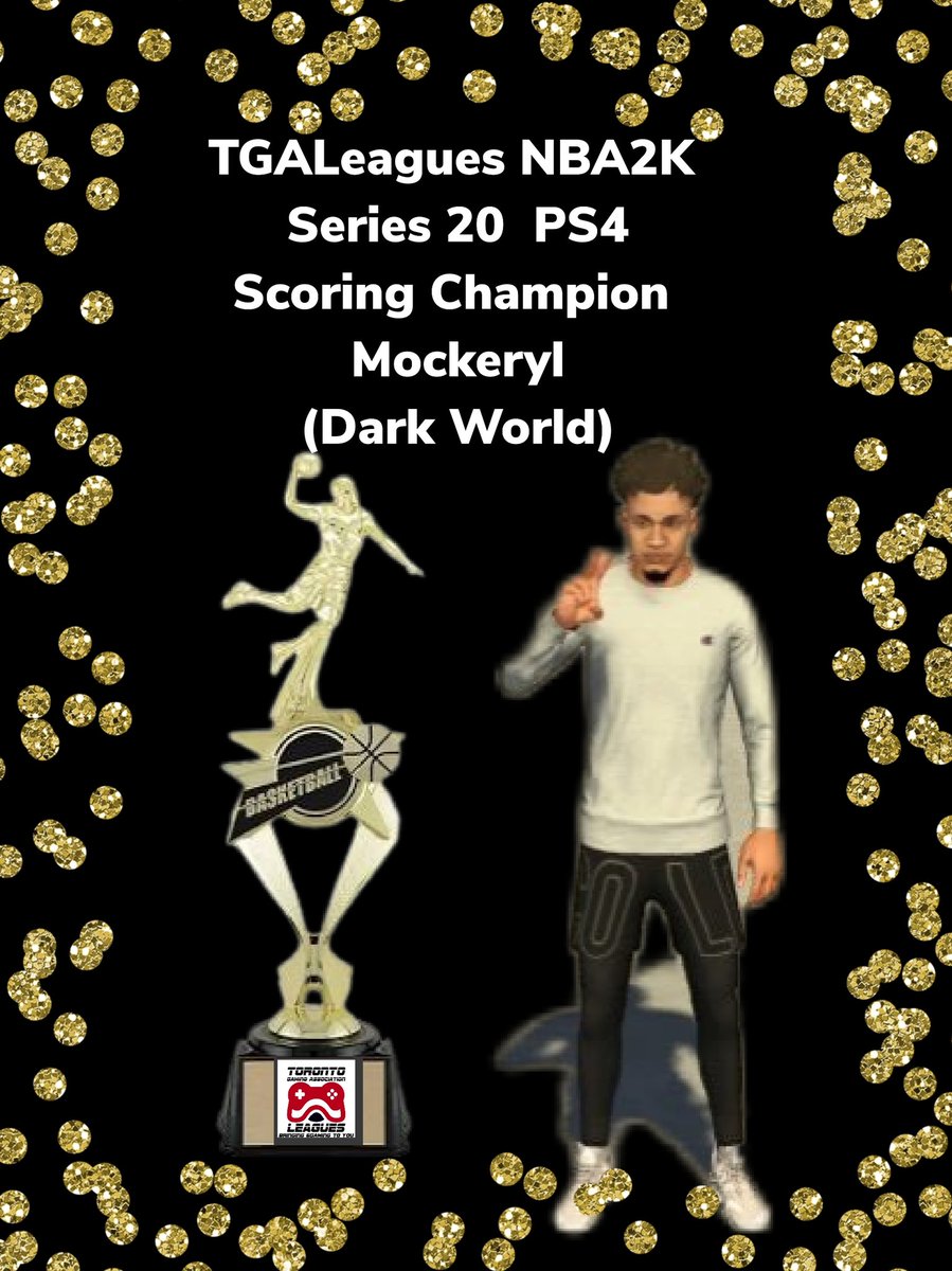 TGALeagues NBA2K Canada Cup Series 20 PS4 Scoring Champion Mockeryl (Dark World) CONGRATS!!! Put up consistent numbers all Regular Season &amp; Playoffs. Had a huge 53 Point game keep getting buckets and working. CONGRATS!!!#TGALeagues #CANADACUP #NBA2K #SERIES20 #PS4 <a href="/LeaguesTga/">TGALeagues</a>