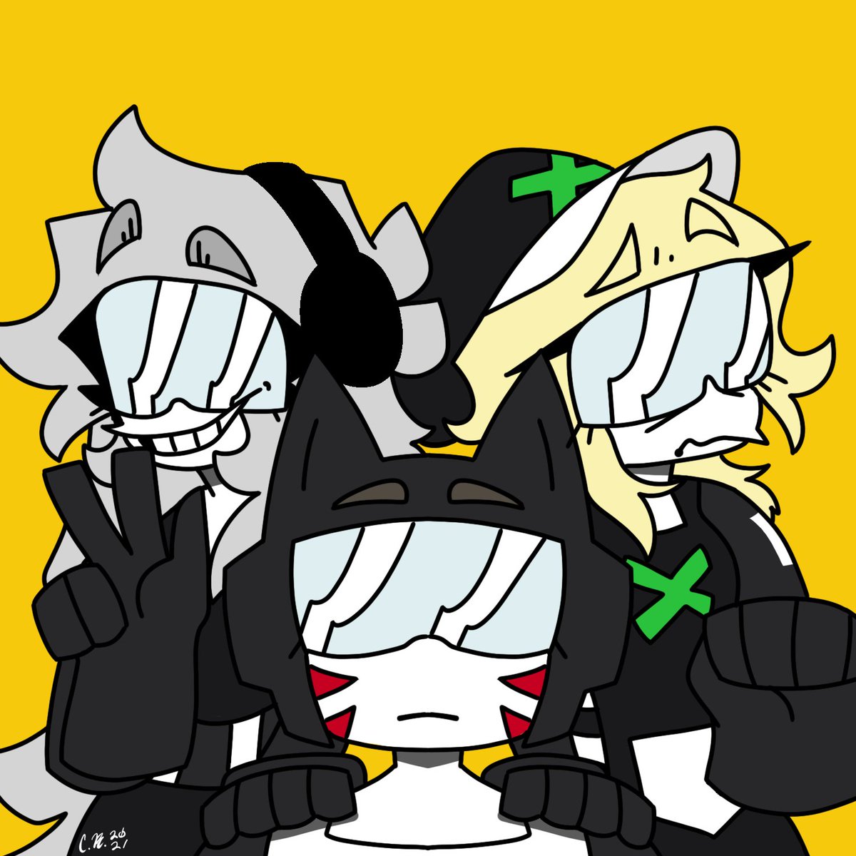 CresRidel's tweet photo. Ah yes, the Tankman Simp Trio. Also just known as the Tank Trio. Yuh. RTs appreciated <3
-
-
[Tags: #tankmen #tankmenOCs #tankmenOC #threepals #threesimps #theamigos #theyaregoingtocauseamischief #thisisgreat #checkoutLoststwitch] https://t.co/HpVBU0yzVJ