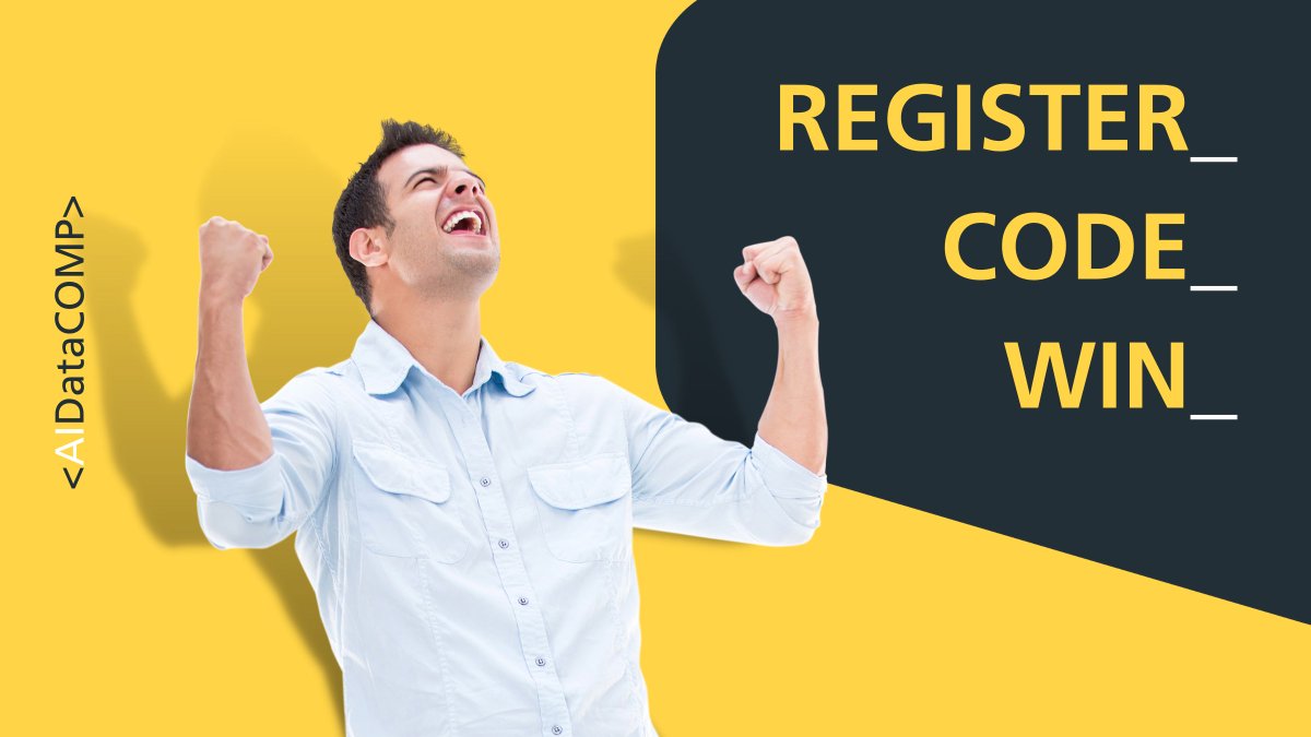 FraunhoferLemgo's tweet photo. ✅ Register
💻 Code
🏆 Win
The best hacker team of the #AIDataCOMP can realize their idea in a €10,000 project at the #AILivingLab!
👉 Learn more and register now: https://t.co/bo9ezq8U0P
#KIReallabor, @KI_Marktplatz, @AICommunityOWL, @SmartFactoryOWL, @itsOWL_Cluster https://t.co/DDDQhI2HTj