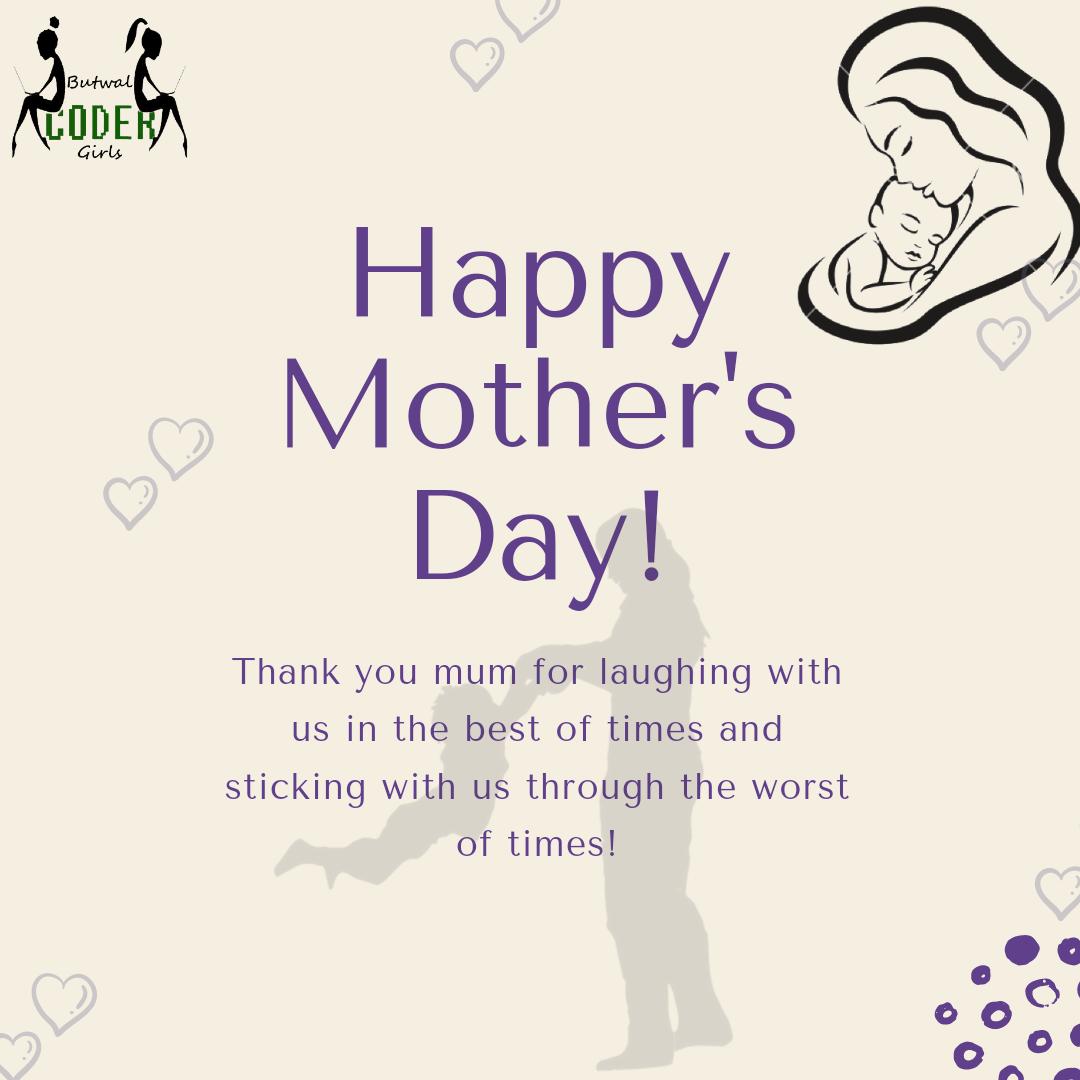 GirlsCoder's tweet image. To the world you are a mother but for our family, you are our world🌍, Happy Mother&apos;s day to all the strong and beautiful mothers.😍🌻

#bcGirls #mothersday