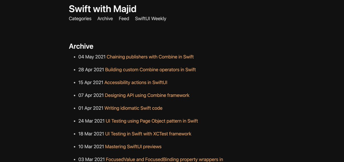 Swift with Majid by  @mecid Majid writes weekly about SwiftUI. I find every single SwiftUI feature has been talked about in his blog, where you can learn how to use gesture, command, accessibility and other SwiftUI elements https://swiftwithmajid.com/ 