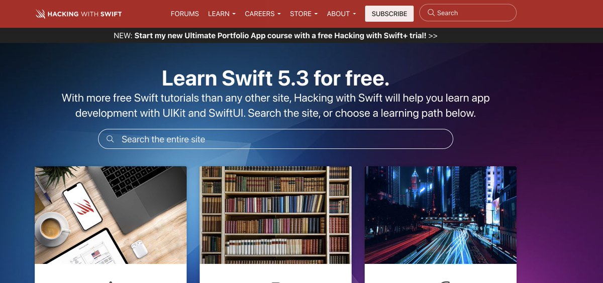 Hacking With Swift by  @twostraws If you're searching for something Swift-related, then chances are you'll find Paul's article as top search results. Paul blogs about various topics for iOS, macOS, watchOS, and covers new Swift release features. https://www.hackingwithswift.com/ 