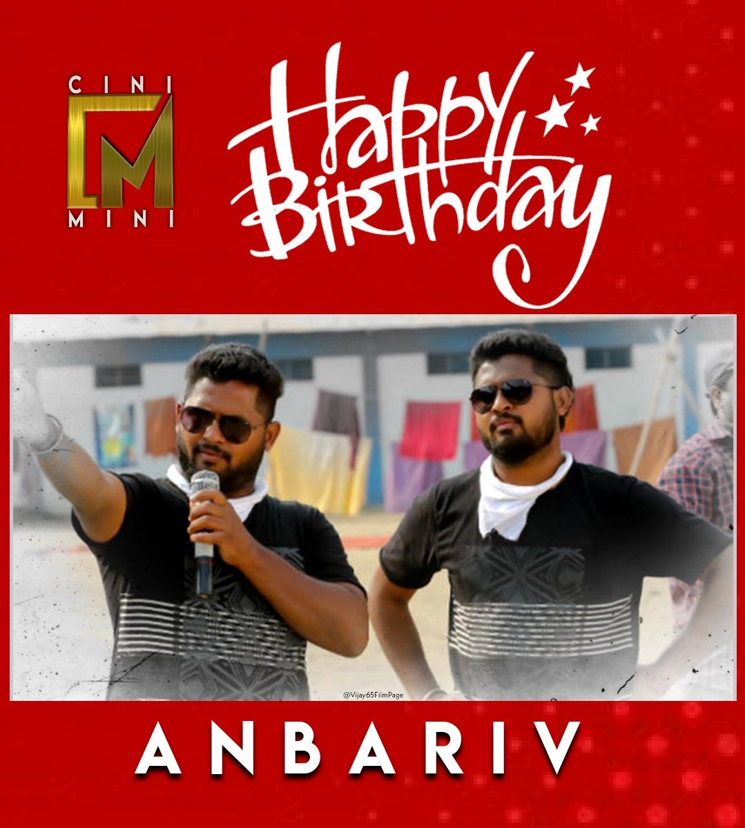 Wishing the stunt choreographers @anbariv a very happy birthday 

#HBDAnbAriv