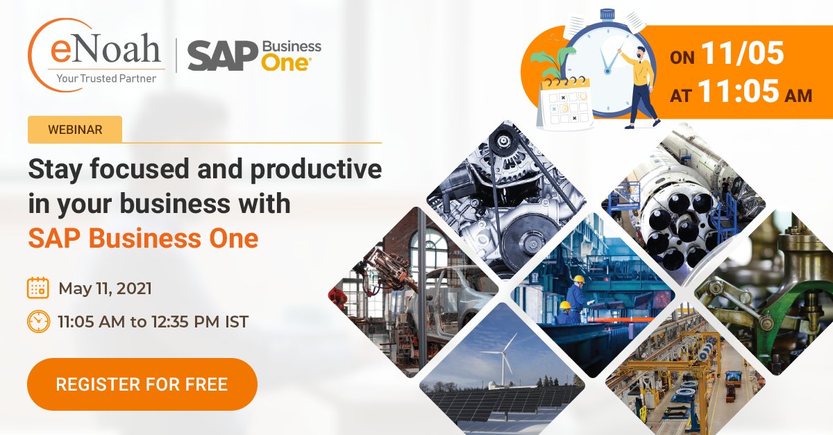 enoahisolution's tweet photo. ✅ eNoah's exclusive webinar for #Manufacturing Companies is LIVE now.

Link: https://t.co/V2jD8oYd0L 

Watch this on-demand #webinar to learn "Stay focused and productive in your business with #SAPBusinessOne"

#SAPBusinessOne #eNoah #Webinar #SAP #ERPSoftware #SMEs https://t.co/sHDEUe8Twn