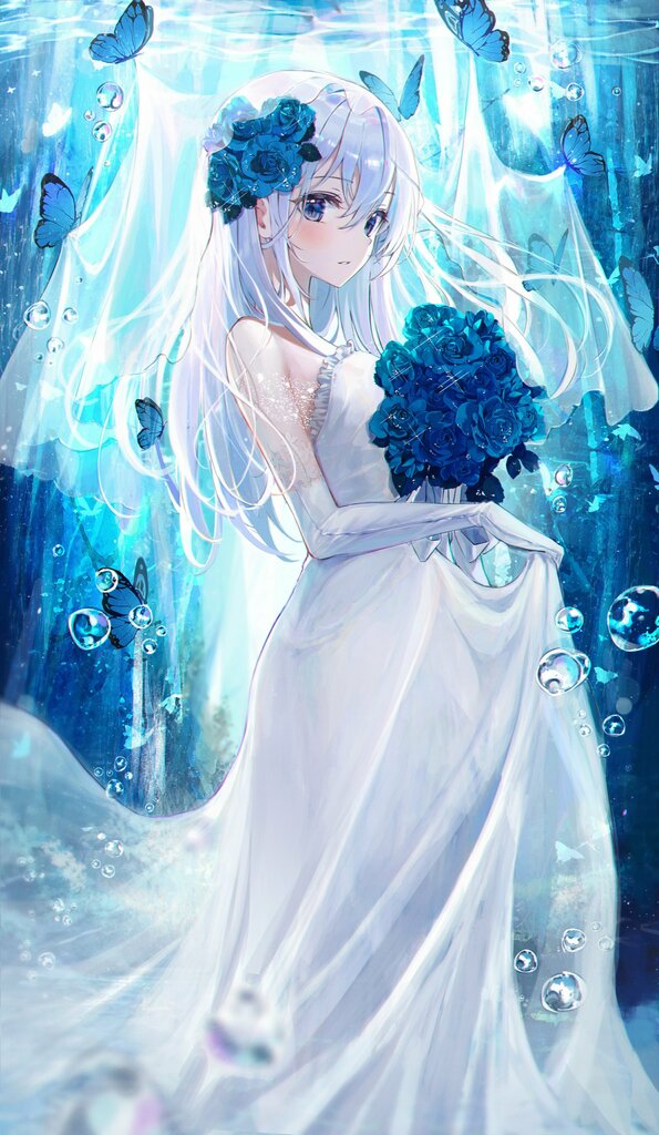 anime wedding dress