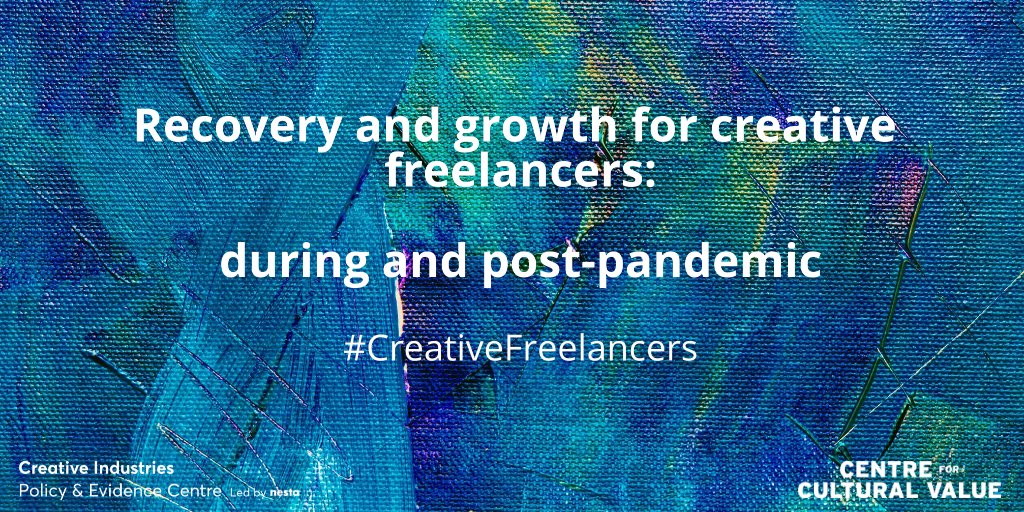 What does recovery and growth look like for #CreativeFreelancers during &amp; post #COVID19? We partnered with <a href="/valuingculture/">Centre for Cultural Value</a> to consult some of our Industry Champions to gain a deeper understanding.

Read the insights &amp; recommendations: bit.ly/3exPr4B
 
(1/5)