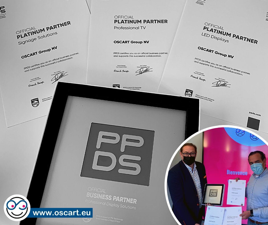 oscart_ds's tweet photo. 3 x erkenning als @PhilipsDisplays Premium Partner, trots! 👍🏆
#oscart #yourstoryyourscreens #smartdigitalsignage https://t.co/U2nqDp33Nw