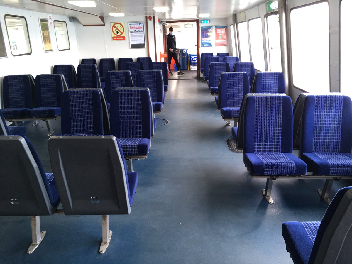 pompey4ever007's tweet image. Off out today, first time over Pompey since March last year! First time seeing the seats we completed for @GosportFerry @HDTrim fitted to the vessel.