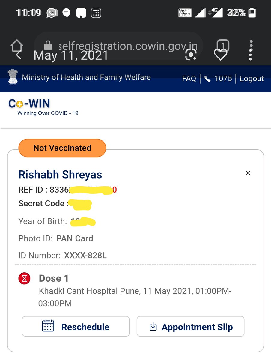 AkshayKatti4's tweet photo. @PMCHealthDept @PMCHealthDept  @mohol_murlidhar @IAS_Rubal 
Really disappointed with the way vaccination is conducted at some hospitals. After sitting for days n hours on COWIN app, finally we get an appointment but on reaching hospital , they say no stock and put such board. https://t.co/OPcsBNGfan