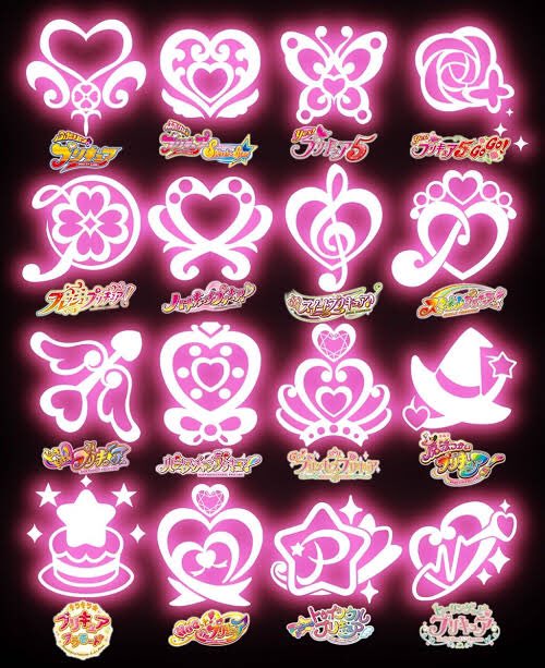 18年も同じアニメをほぼ毎年違うシリーズでやってるのもすごいけどこんなに色んなロゴやマーク作ってるのもすごいと思う プ の丸いとこでそれぞれのグループのマーク使ったりなんか工夫してたりすごくない Precure 18年も同じアニメをほぼ毎年違うシリーズでやってるのもすごいけどこんなに色んなロゴやマーク作ってるのもすごいと思う プ の丸いとこでそれぞれのグループのマーク使ったりなんか工夫してたりすごくない Precure